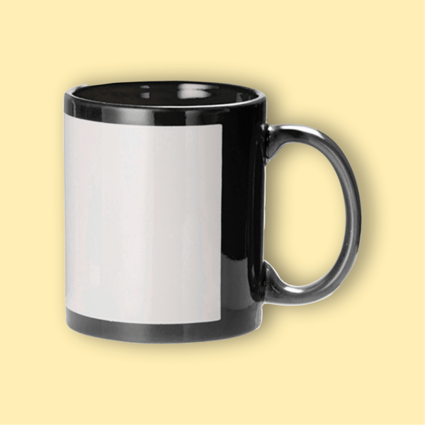 Mug con Recuadro Personalizable – 11 OZ